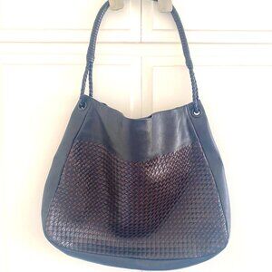 Vintage Bottega Veneta leather tote bag/purse - Brown and Black